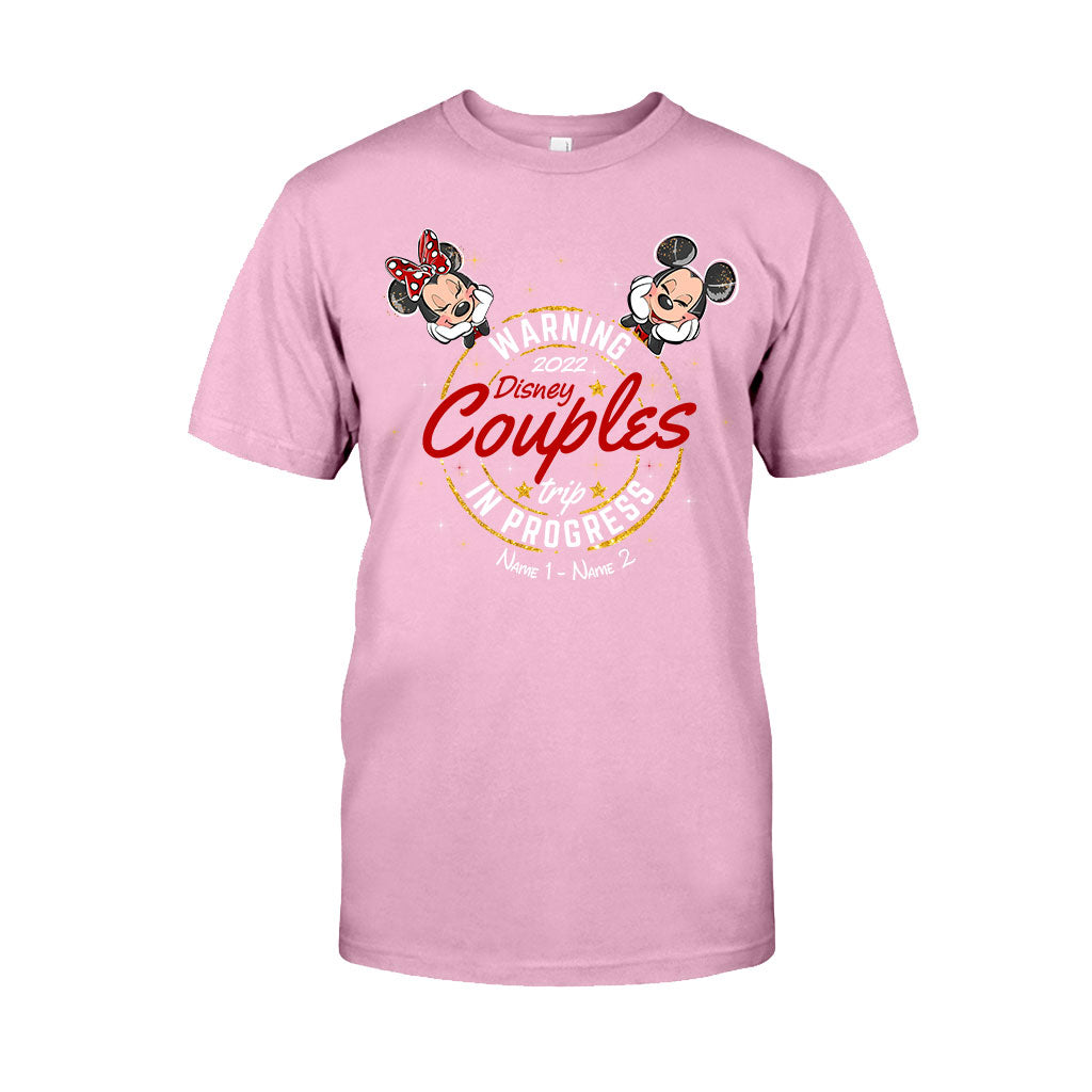 Personalized Disney Couples Trip T-shirt & Hoodie with Names T-shirt & Hoodie GradoCreations