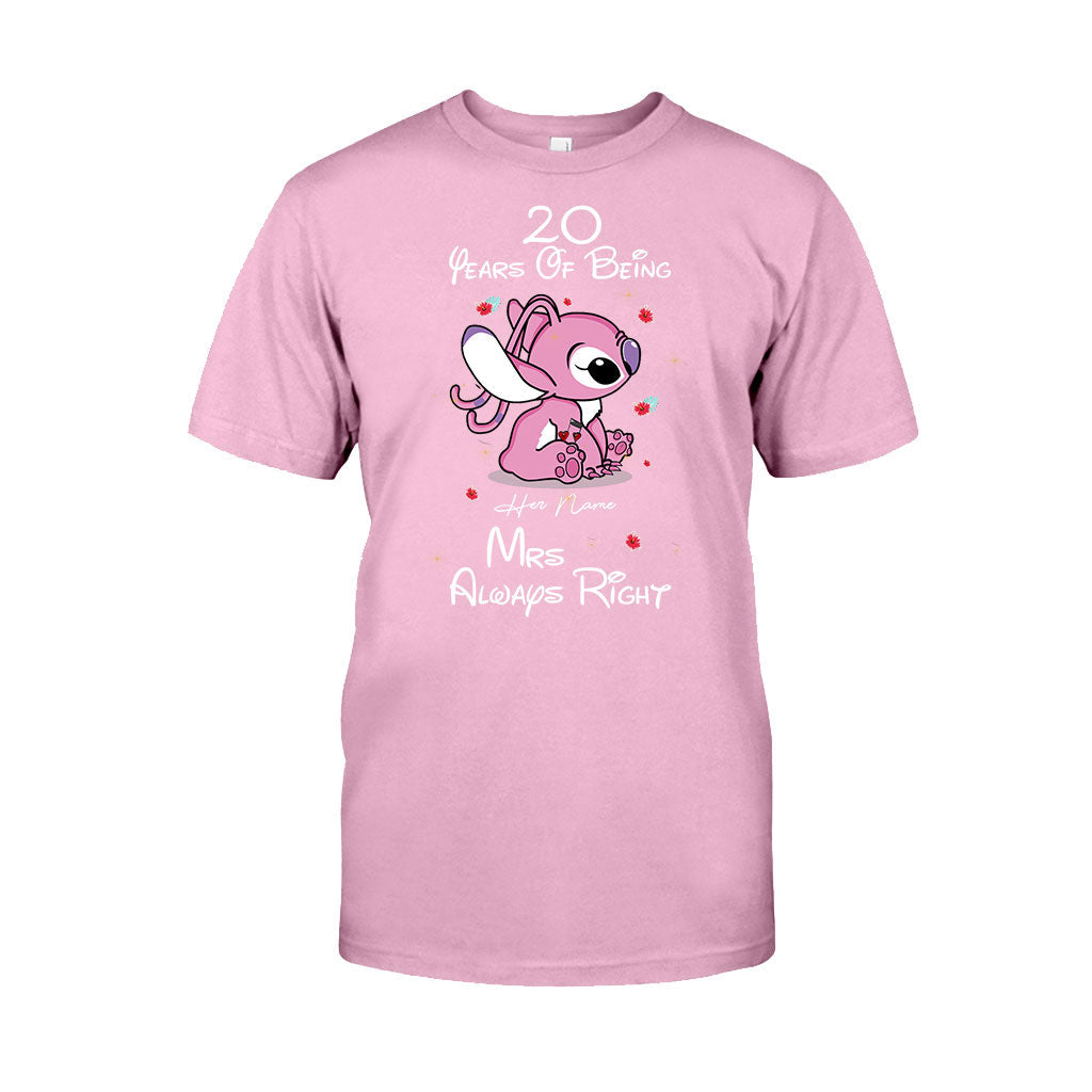 Personalized Couple T-shirt & Hoodie His & Hers Ohana Gift T-shirt & Hoodie GradoCreations