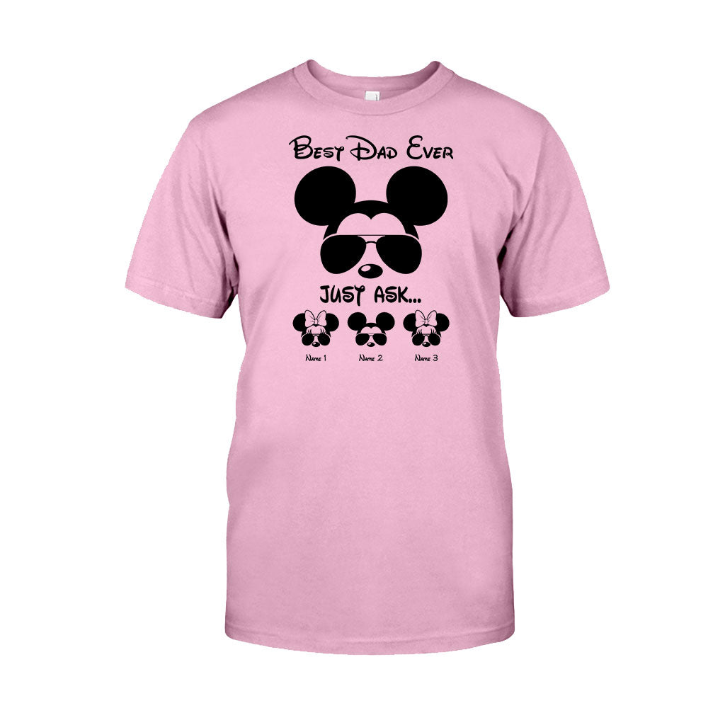 Personalized Mickey Mouse T-shirt & Hoodie Gift for Dad's Day T-shirt & Hoodie GradoCreations
