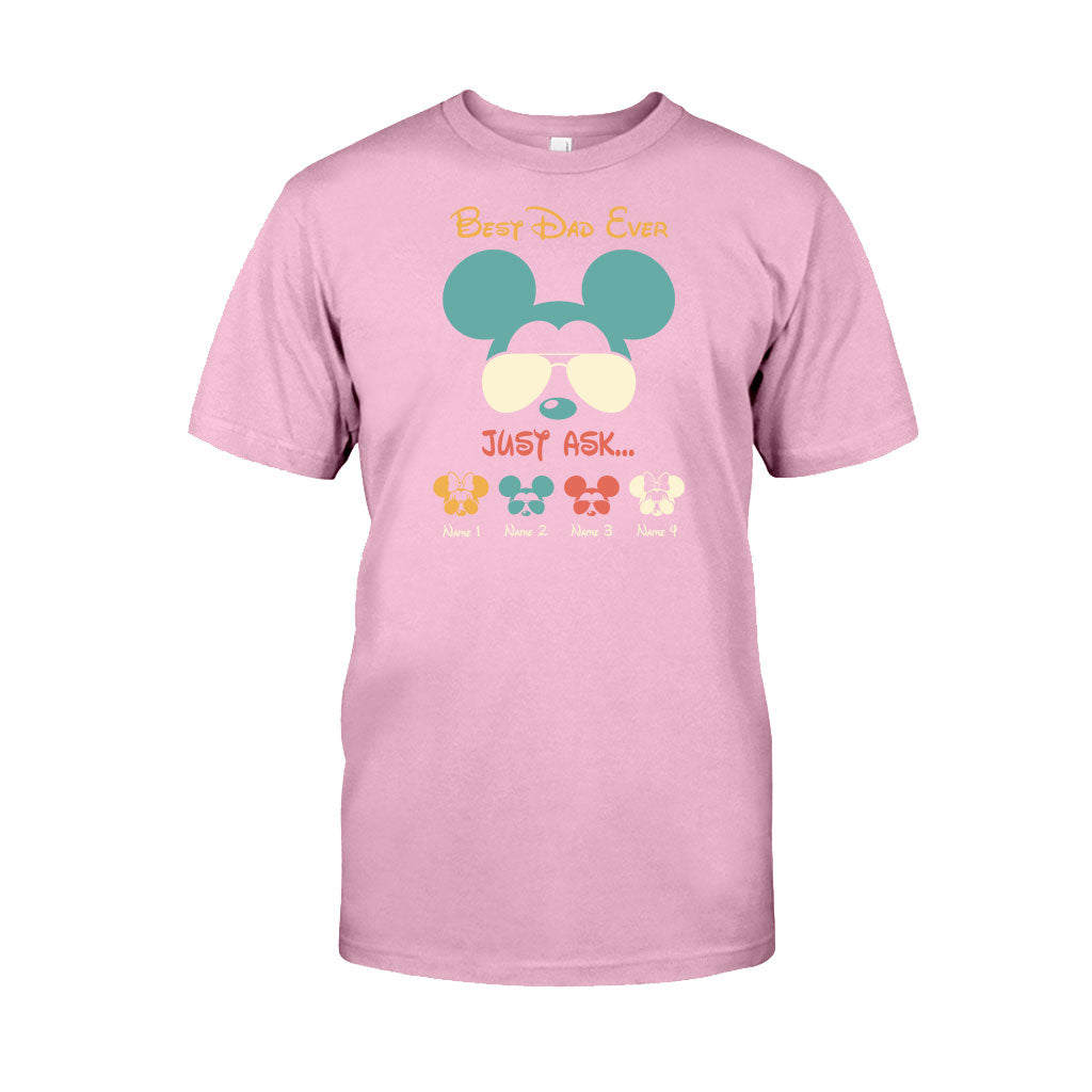 Personalized Father's Day Mouse T-Shirt & Hoodie Gift for Dad T-shirt & Hoodie GradoCreations