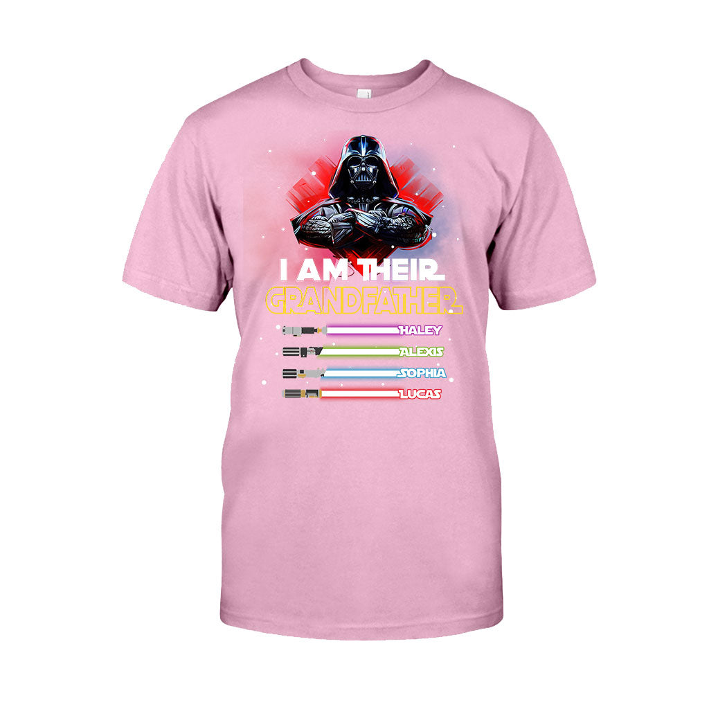 Personalized Grandfather T-shirt & Hoodie with Custom Names T-shirt & Hoodie GradoCreations