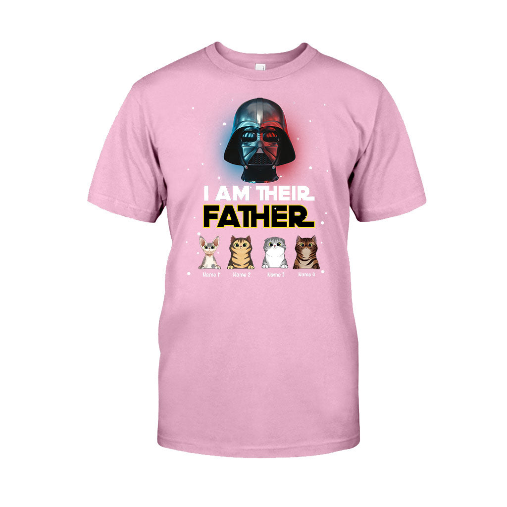 Personalized Cat T-shirt & Hoodie Gift for Dad | I Am Their Father T-shirt & Hoodie GradoCreations