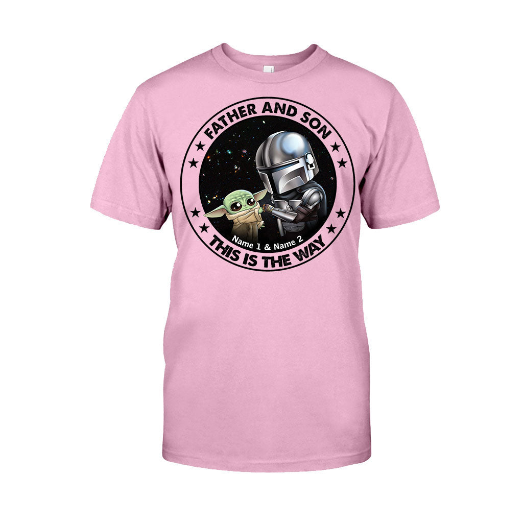 Personalized Father's Day T-shirt & Hoodie with Star Wars Theme T-shirt & Hoodie GradoCreations