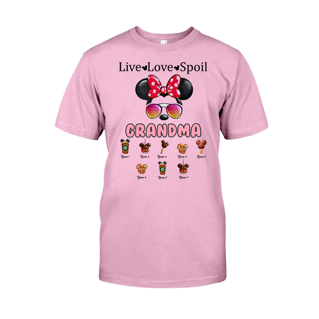 Personalized Live Love Spoil Mouse T-shirt for Grandma T-shirt & Hoodie GradoCreations