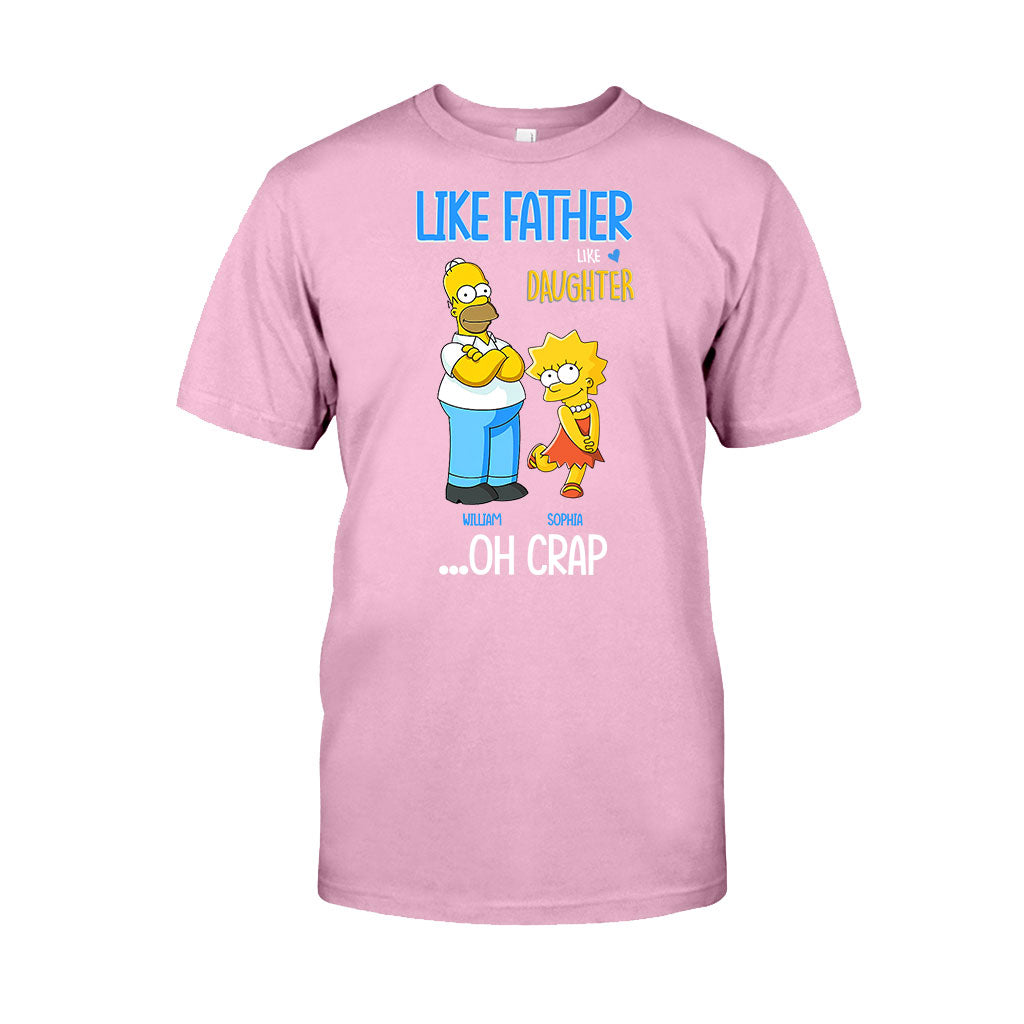 Personalized Father Daughter T-shirt and Hoodie Custom Name Gift T-shirt & Hoodie GradoCreations