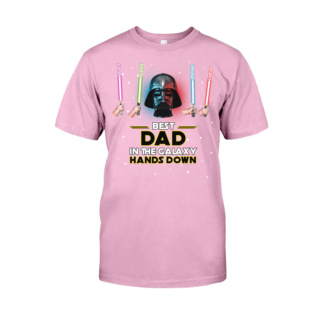 Personalized Best Dad in the Galaxy T-shirt & Hoodie Gift T-shirt & Hoodie GradoCreations