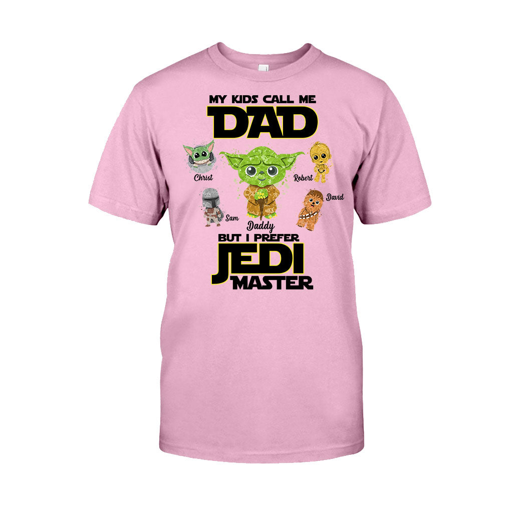 Personalized Jedi Master T-shirt for Dad with Custom Names T-shirt & Hoodie GradoCreations