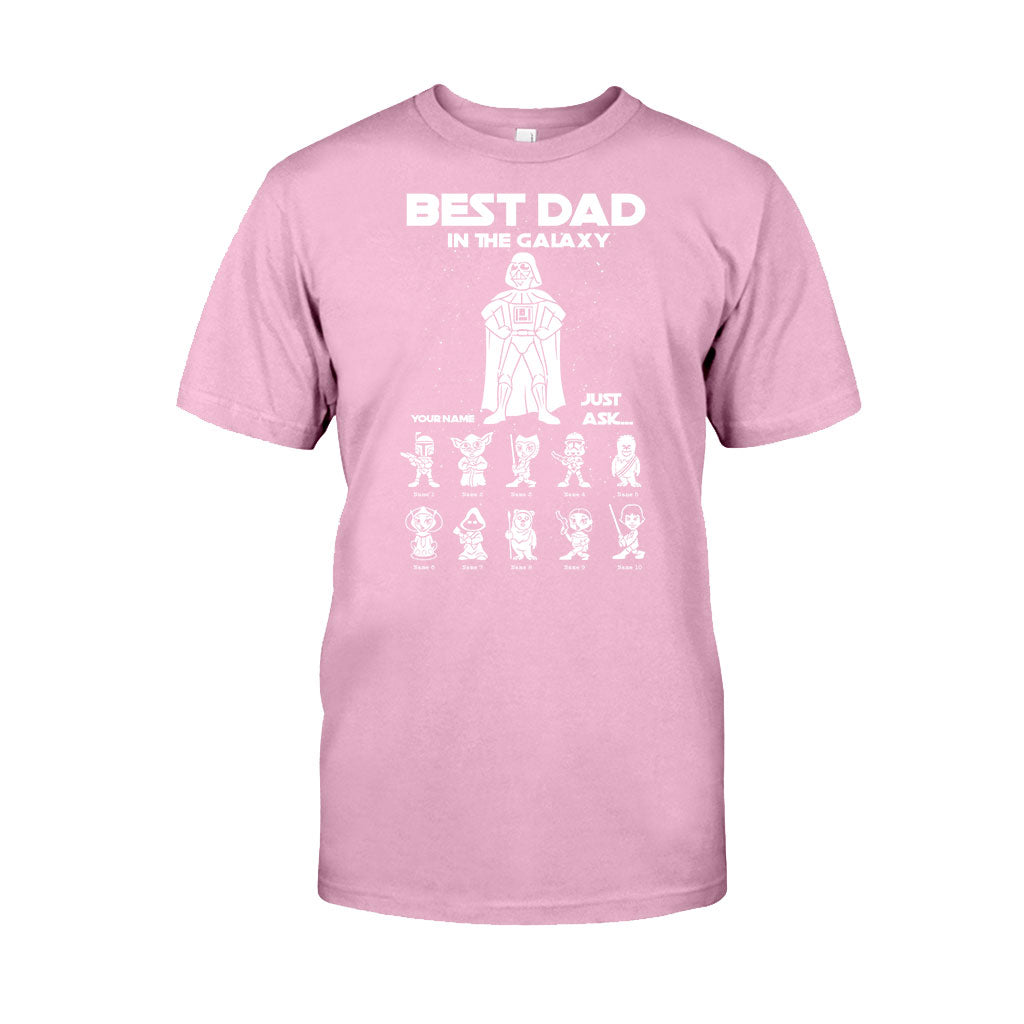 Personalized Best Dad In The Galaxy T-shirt & Hoodie Gift T-shirt & Hoodie GradoCreations
