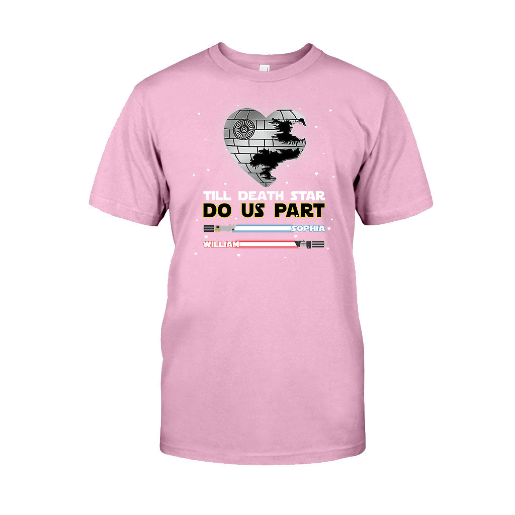 Personalized Till Death Star Do Us Part Couple T-shirt & Hoodie Gift T-shirt & Hoodie GradoCreations