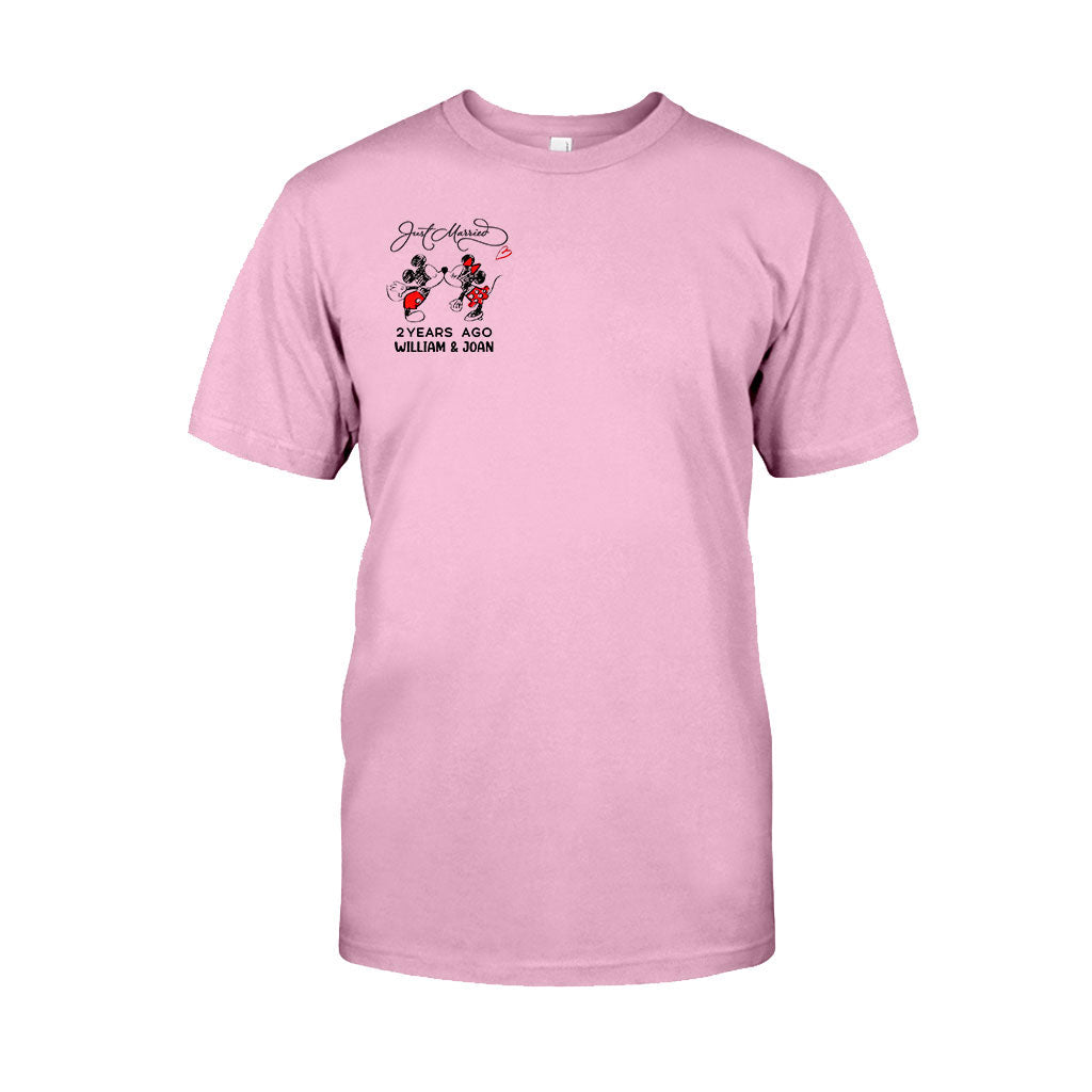 Personalized Just Married Couple T-Shirt & Hoodie Gift T-shirt & Hoodie GradoCreations