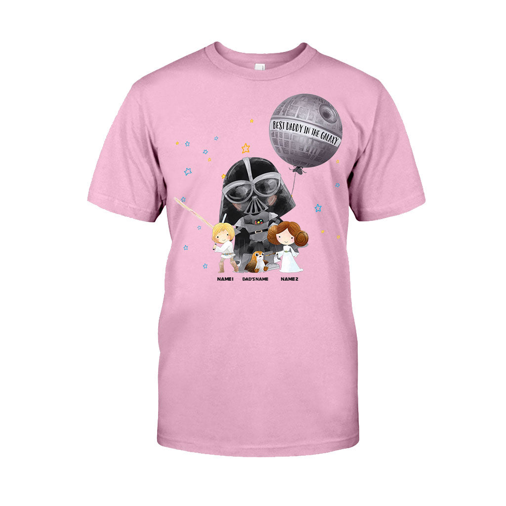 Personalized Best Dad in the Galaxy T-Shirt & Hoodie for Father's Day T-shirt & Hoodie GradoCreations