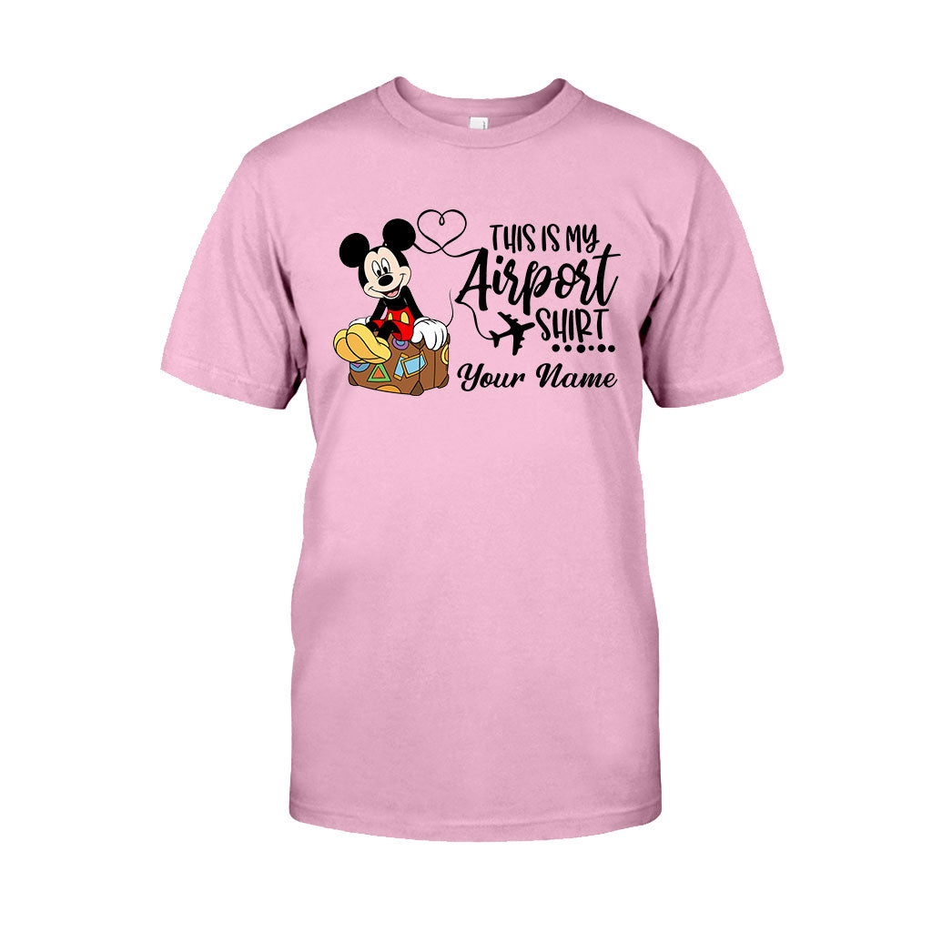 Personalized Airport Shirt Custom Name T-shirt & Hoodie for Travelers T-shirt & Hoodie GradoCreations