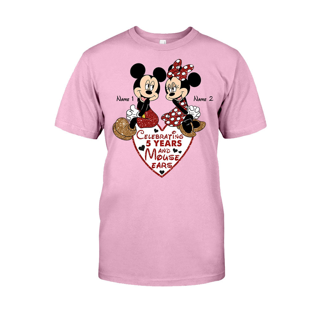 Personalized Couple Mouse T-shirt & Hoodie Gift for Anniversary T-shirt & Hoodie GradoCreations