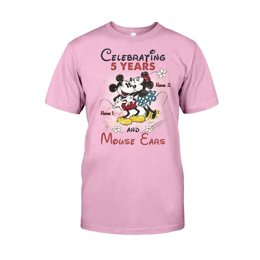 Personalized Couple Mouse T-shirt and Hoodie for Anniversary Gift T-shirt & Hoodie GradoCreations