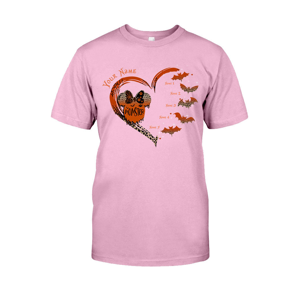 Personalized Halloween Momster T-Shirt & Hoodie Gift for Mom T-shirt & Hoodie GradoCreations