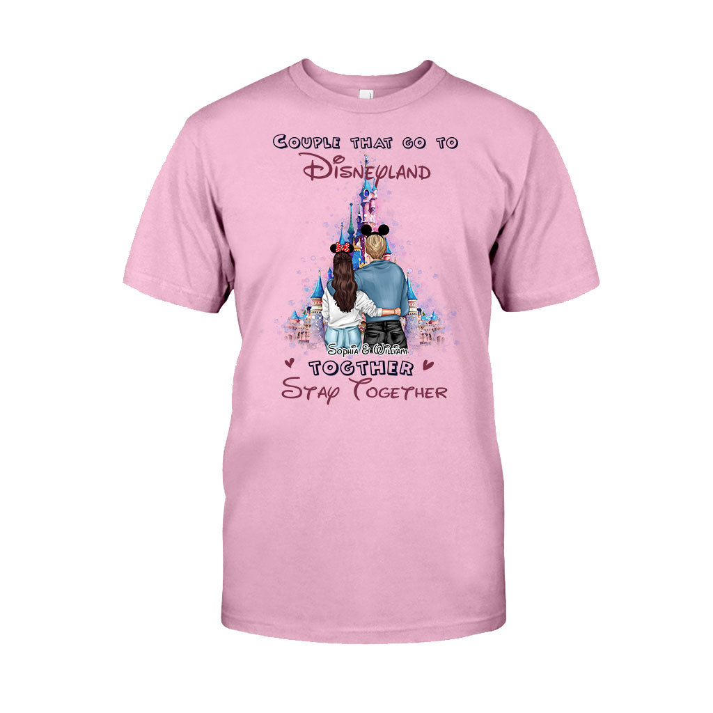 Personalized Disneyland Couple T-shirt & Hoodie Gift for Couples T-shirt & Hoodie GradoCreations