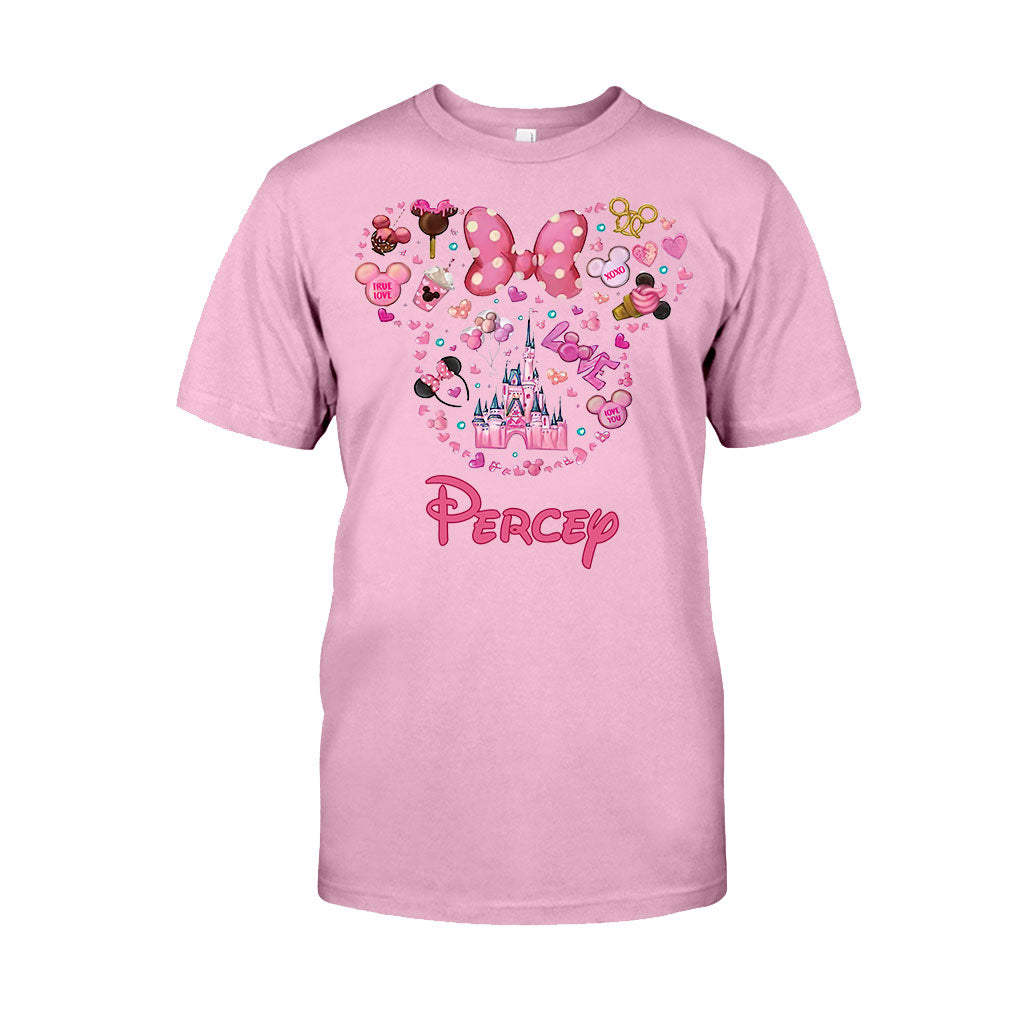 Personalized Christmas Mouse T-shirt & Hoodie Custom Name Gift T-shirt & Hoodie GradoCreations
