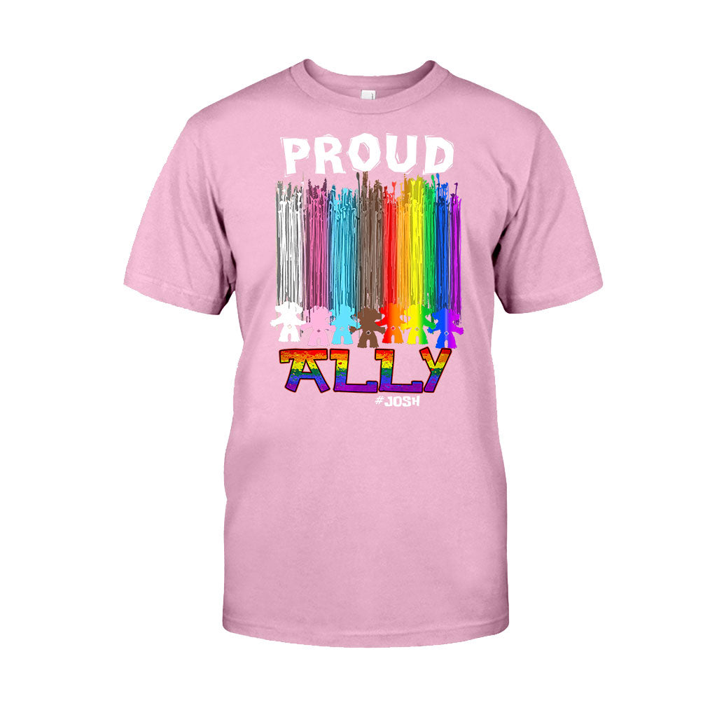 Personalized Proud Ally LGBT T-shirt & Hoodie for Everyone T-shirt & Hoodie GradoCreations