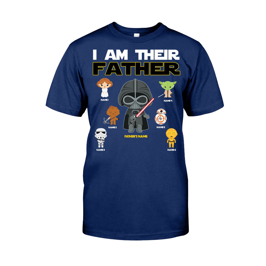 Personalized I Am Their Father T-Shirt & Hoodie Gift for Dad, Custom Name, Father's Day T-shirt & Hoodie GradoCreations