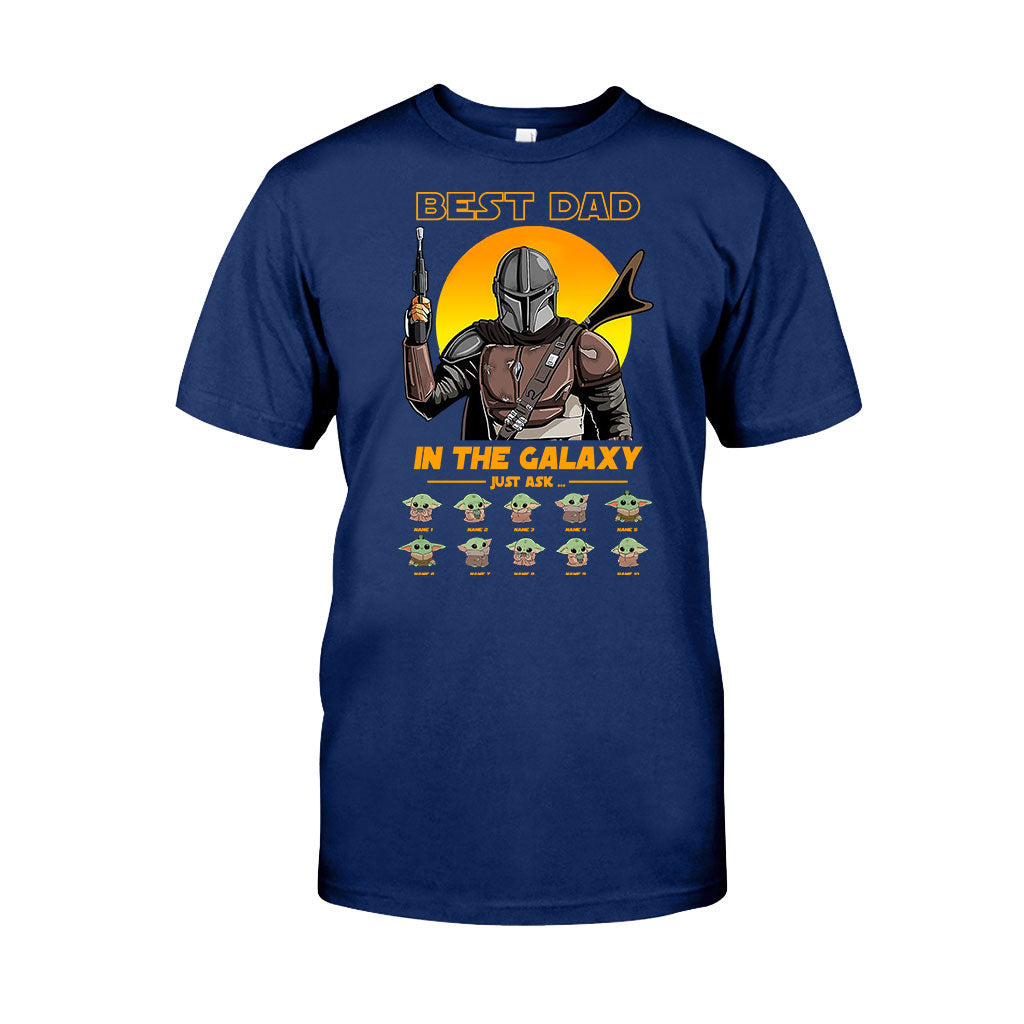 Personalized Best Dad In The Galaxy T-shirt & Hoodie Gift T-shirt & Hoodie GradoCreations