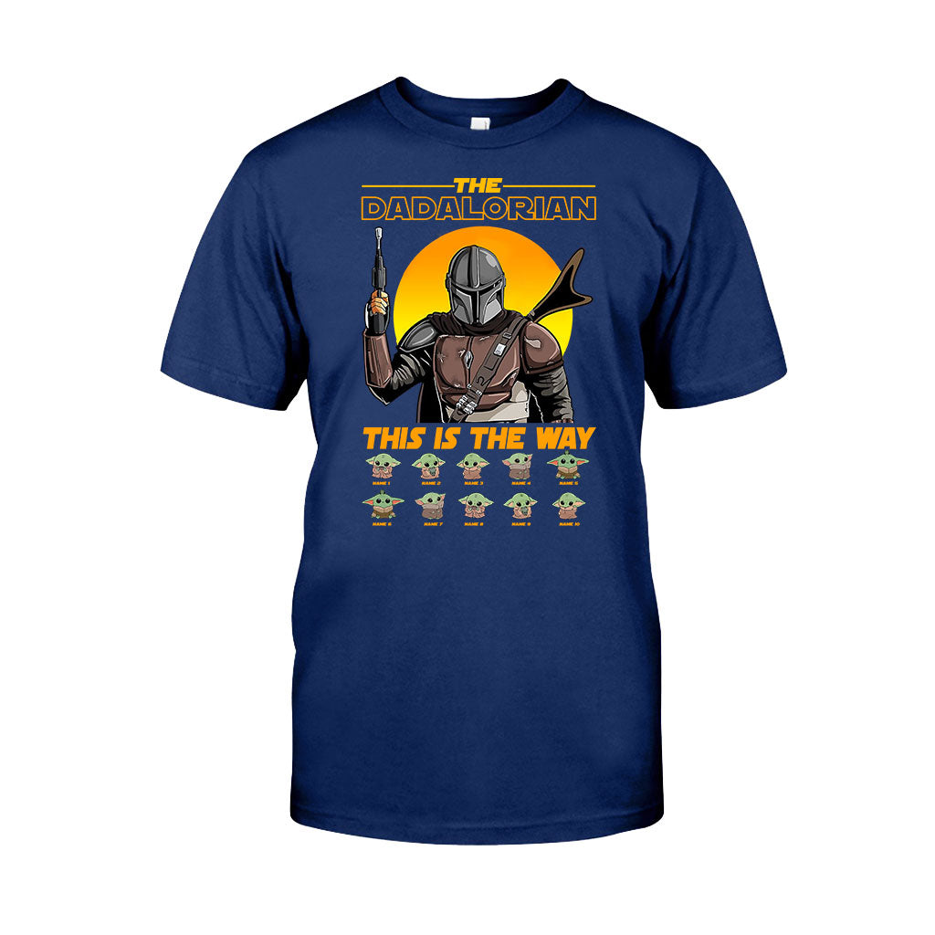 Personalized Dadalorian T-shirt & Hoodie Gift for Dad T-shirt & Hoodie GradoCreations