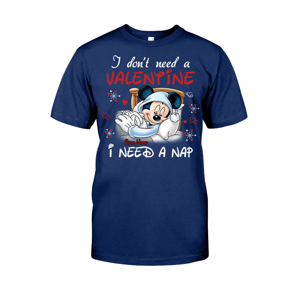 Personalized Valentine T-shirt with Mickey Mouse Design for Her T-shirt & Hoodie GradoCreations