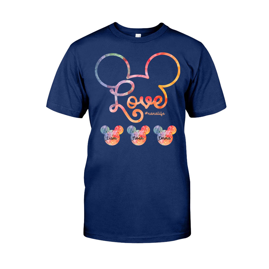 Personalized Grandma T-shirt and Hoodie with Love Design T-shirt & Hoodie GradoCreations