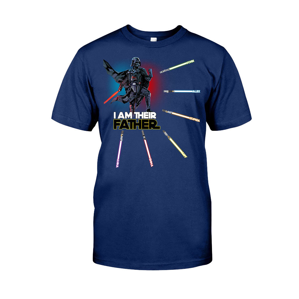 Personalized I Am Their Father T-shirt & Hoodie Custom Names Gift for Dad T-shirt & Hoodie GradoCreations