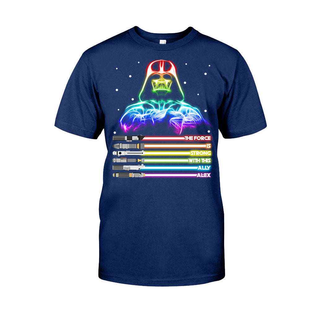 Personalized LGBT Support T-Shirt & Hoodie with Custom Name T-shirt & Hoodie GradoCreations