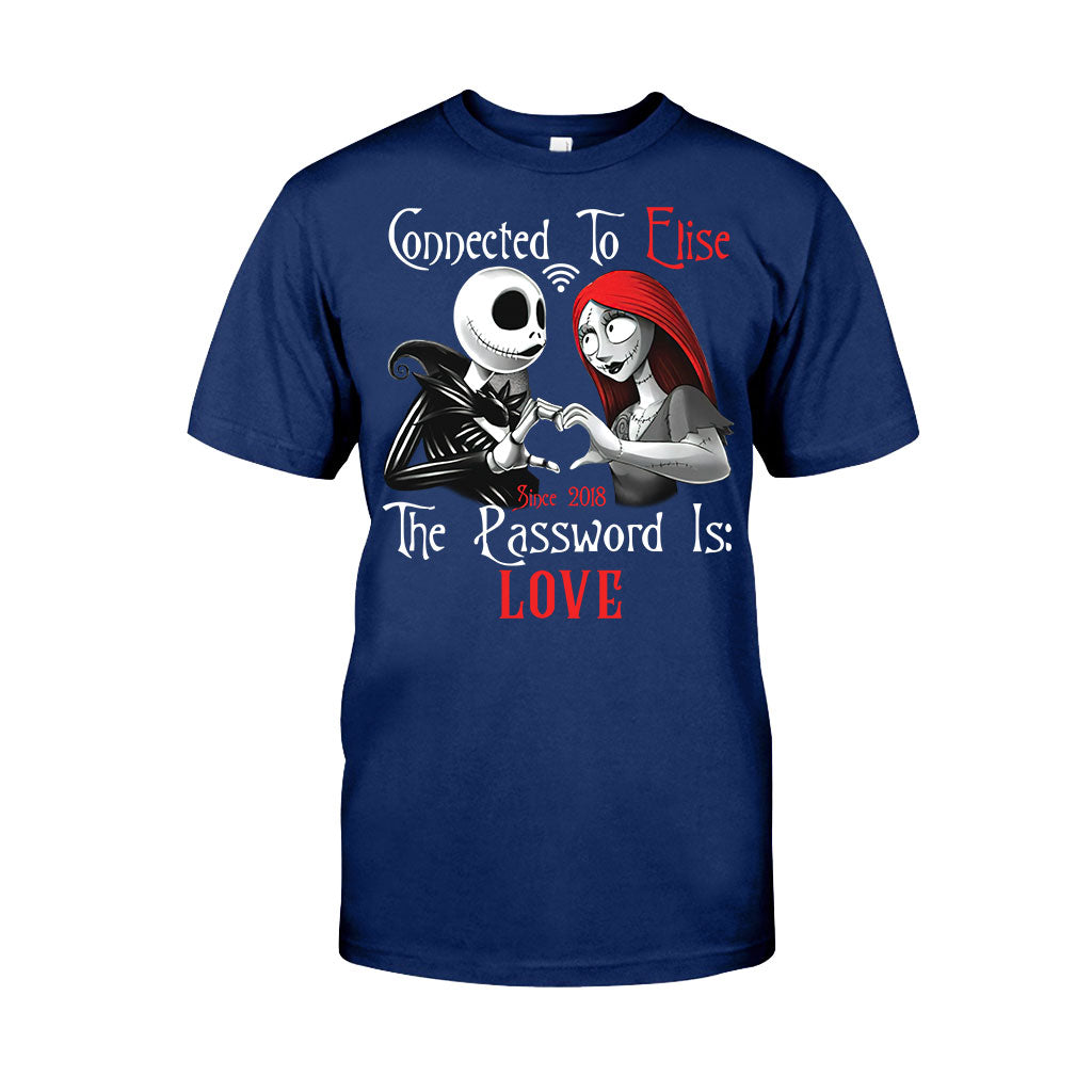 Personalized Couple T-Shirt & Hoodie with Custom Name Gift T-shirt & Hoodie GradoCreations