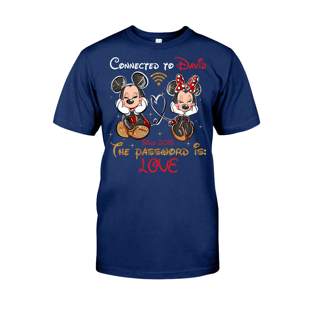 Personalized Couple T-shirt and Hoodie with Custom Names & Year T-shirt & Hoodie GradoCreations