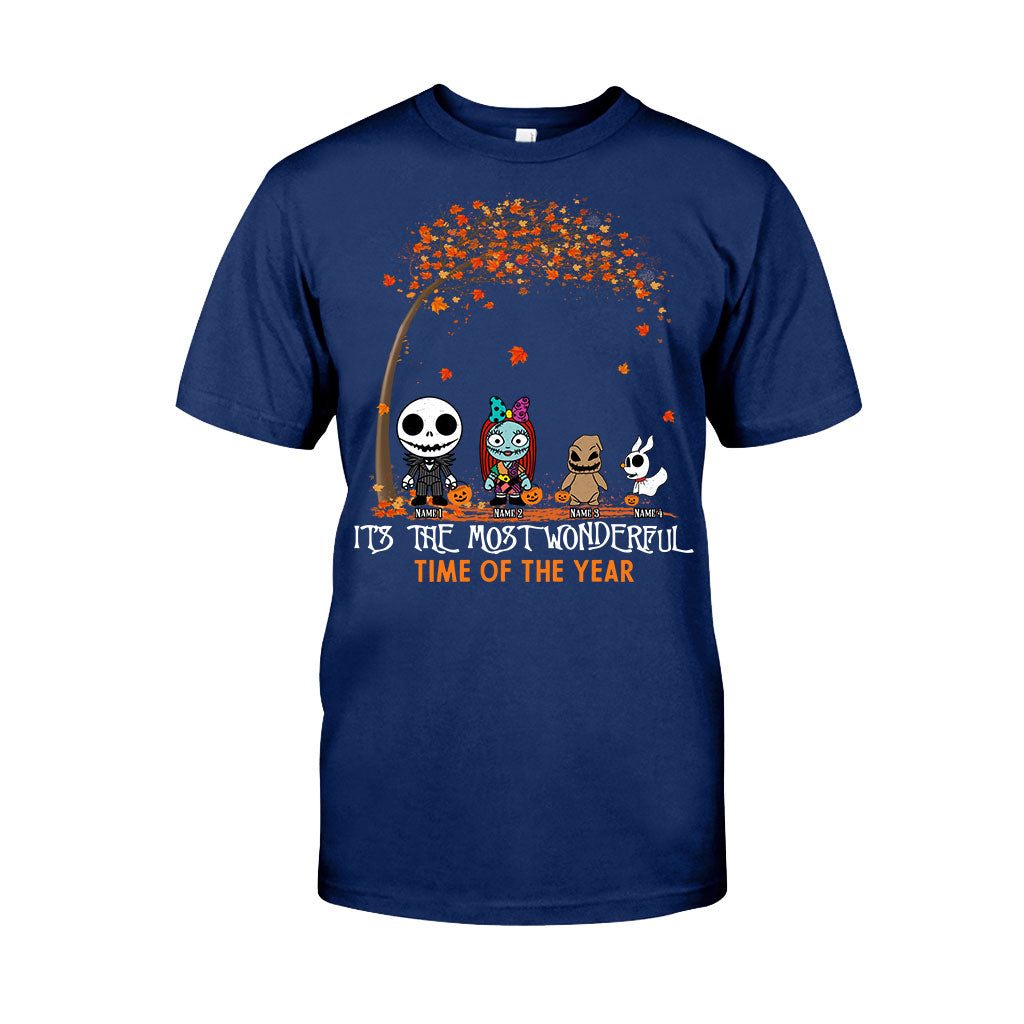 Personalized Halloween T-shirt & Hoodie with Custom Names for Family T-shirt & Hoodie GradoCreations