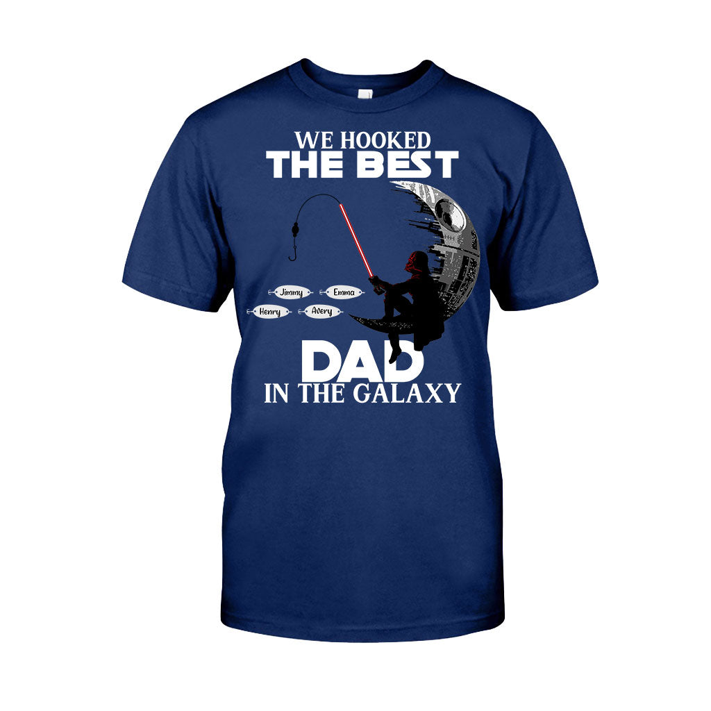 Personalized Fishing T-Shirt & Hoodie for Dad with Custom Names T-shirt & Hoodie GradoCreations
