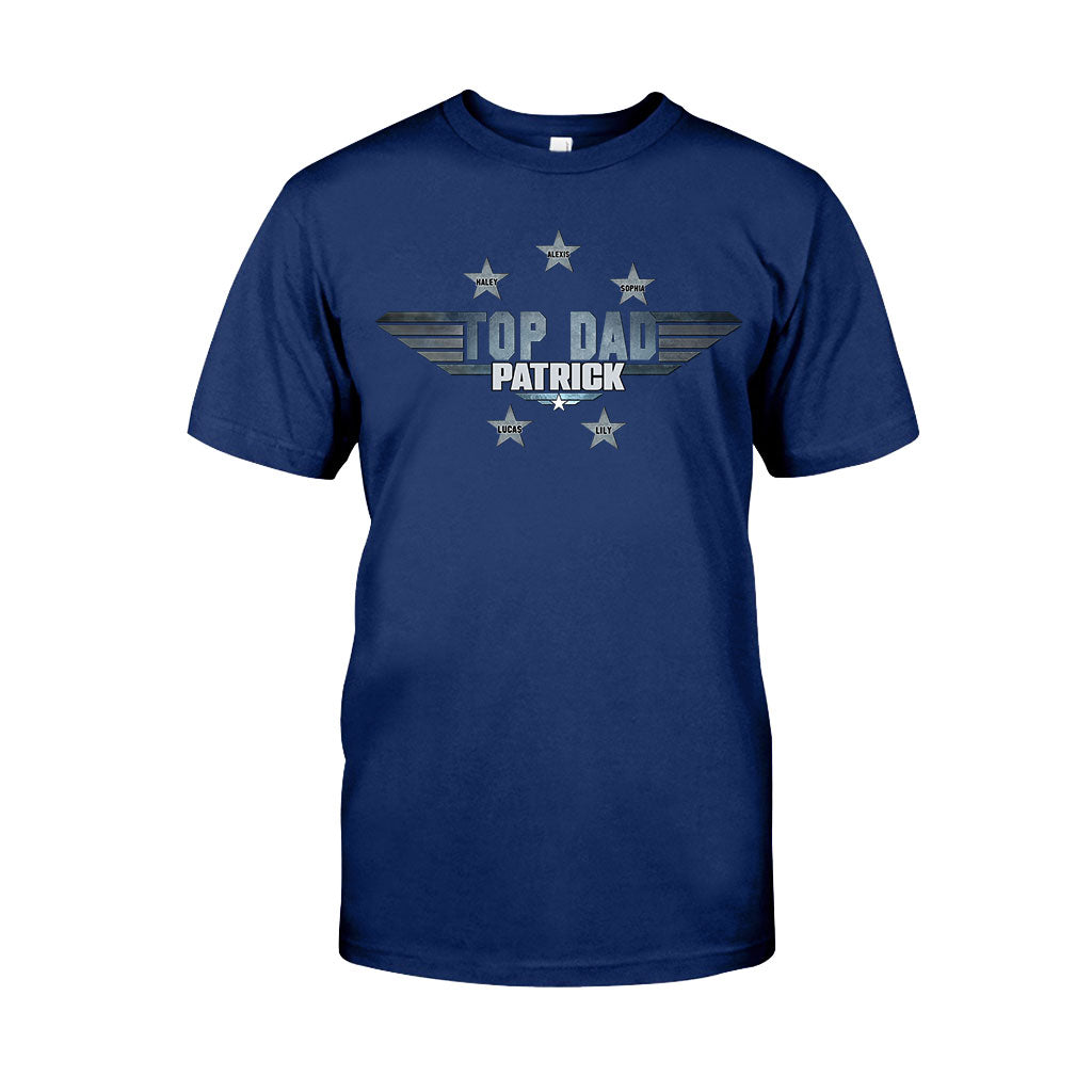 Personalized Top Dad T-shirt & Hoodie Gift with Custom Name T-shirt & Hoodie GradoCreations