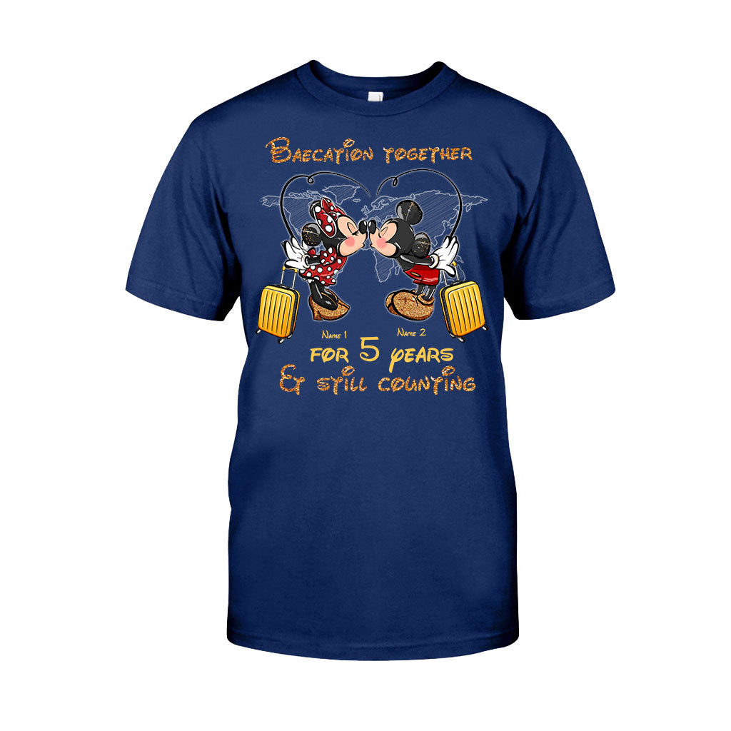 Personalized Couple Travel T-shirt & Hoodie Custom Name Gift T-shirt & Hoodie GradoCreations