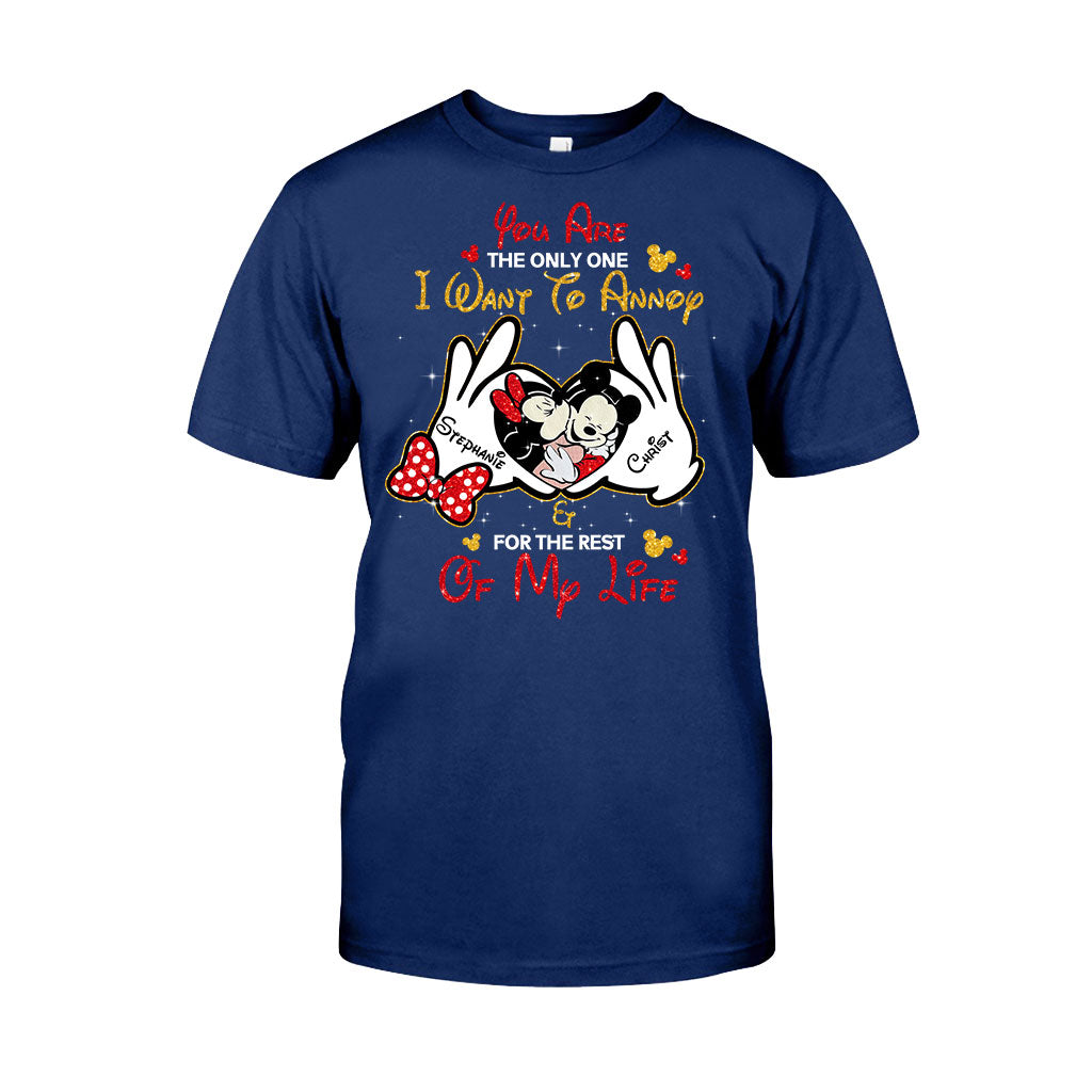 Personalized Couple T-shirt & Hoodie Custom Name Gift T-shirt & Hoodie GradoCreations