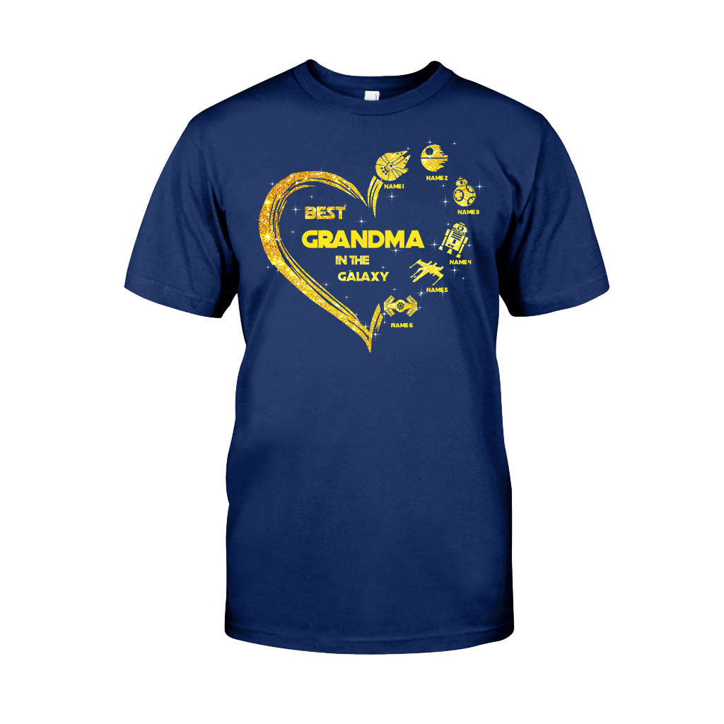 Personalized Best Grandma in the Galaxy T-shirt & Hoodie Gift for Mother's Day T-shirt & Hoodie GradoCreations
