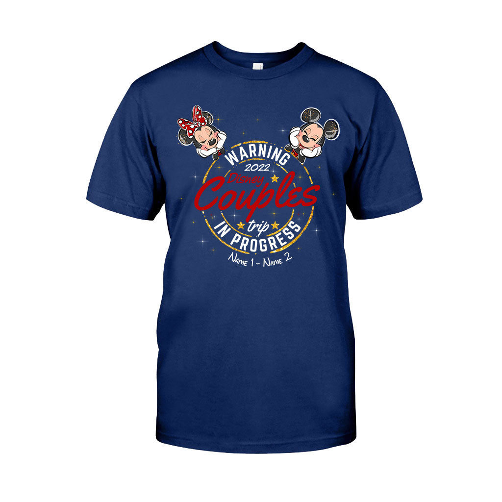 Personalized Disney Couples Trip T-shirt & Hoodie with Names T-shirt & Hoodie GradoCreations