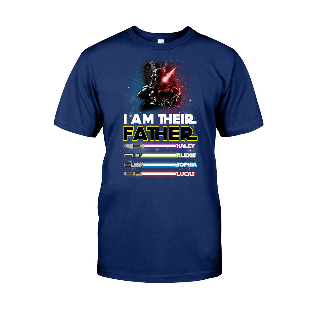 Personalized Father T-shirt & Hoodie with Custom Names | Father's Day Gift T-shirt & Hoodie GradoCreations
