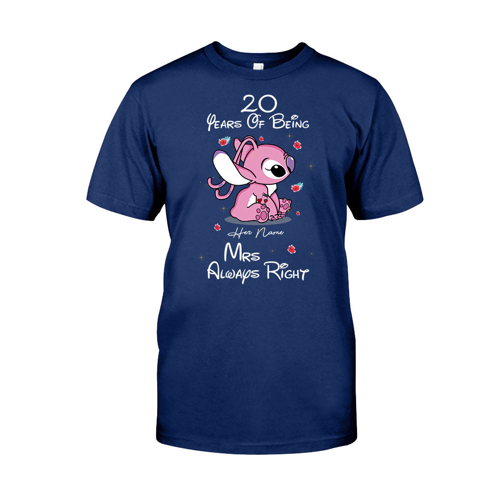 Personalized Couple T-shirt & Hoodie His & Hers Ohana Gift T-shirt & Hoodie GradoCreations