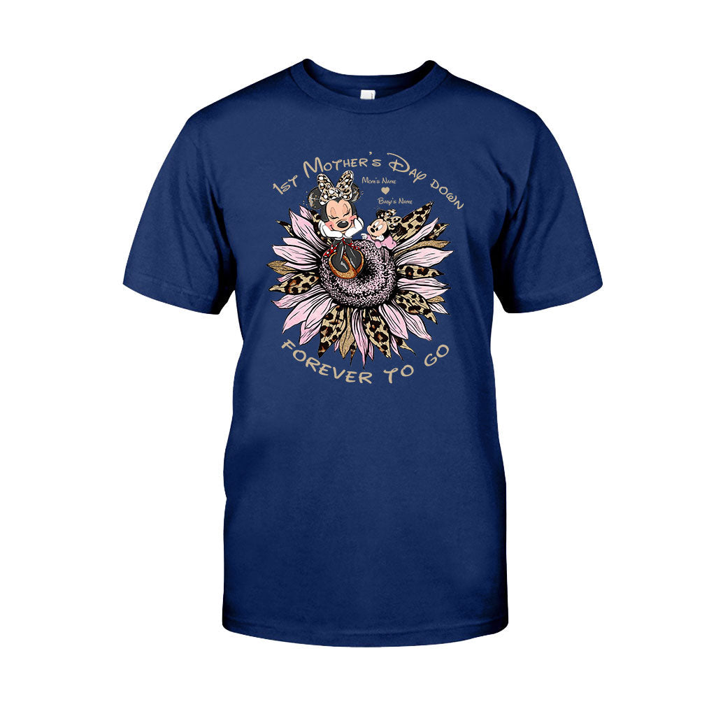 Personalized 1st Mother's Day T-Shirt & Hoodie with Names T-shirt & Hoodie GradoCreations