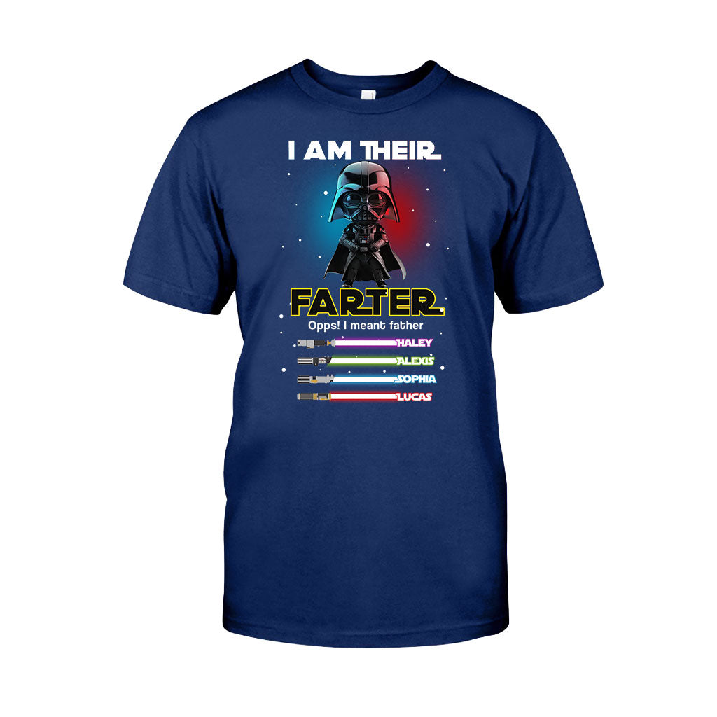 Personalized Father's Day T-shirt & Hoodie Custom Family Names Gift for Dad T-shirt & Hoodie GradoCreations