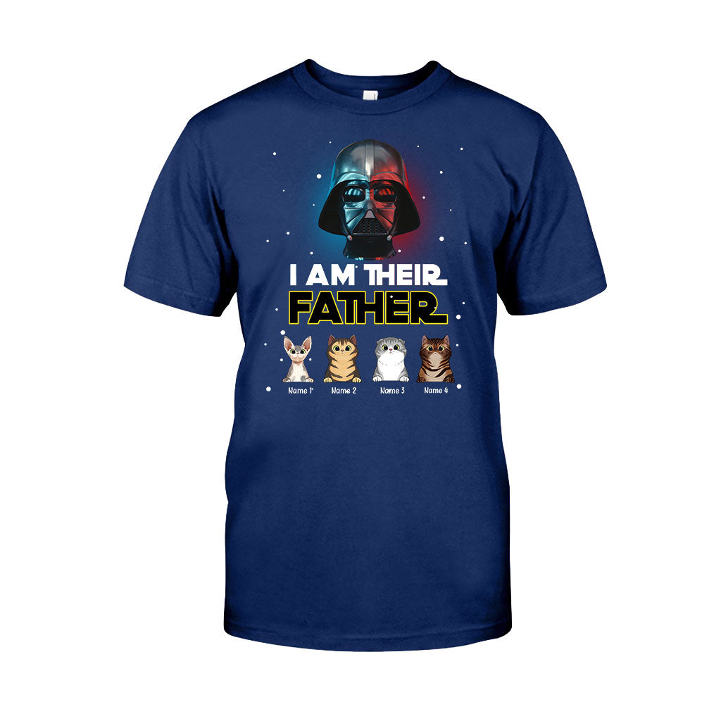 Personalized Cat T-shirt & Hoodie Gift for Dad | I Am Their Father T-shirt & Hoodie GradoCreations