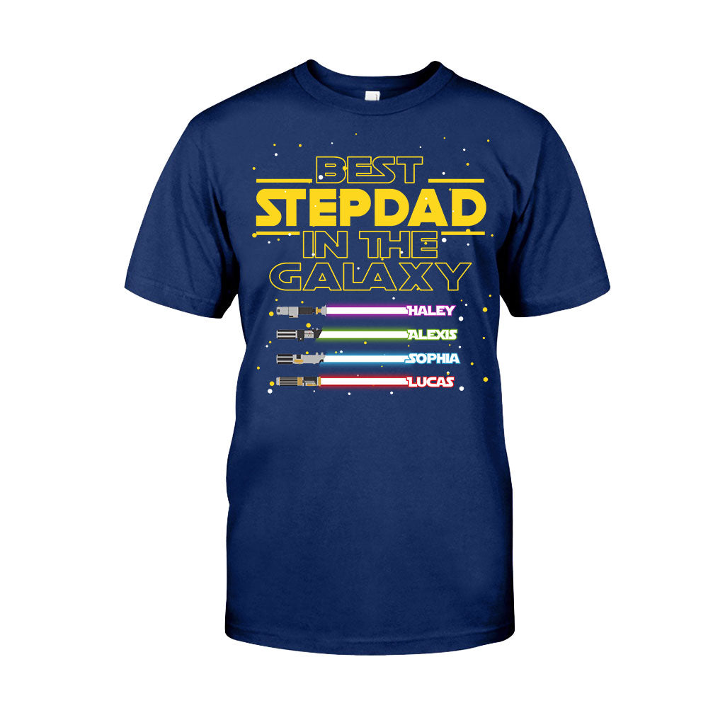 Personalized Best Stepdad In The Galaxy T-shirt & Hoodie Gift T-shirt & Hoodie GradoCreations