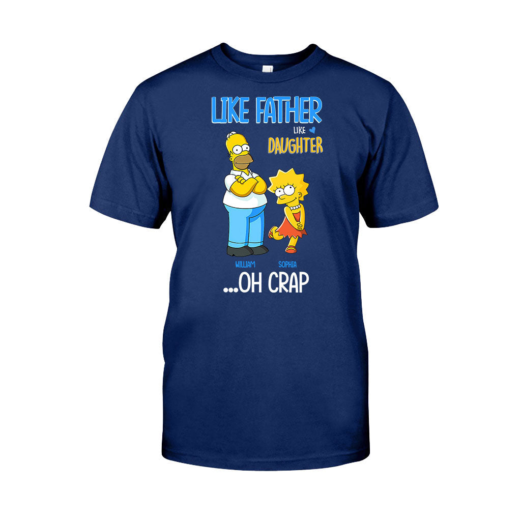 Personalized Father Daughter T-shirt and Hoodie Custom Name Gift T-shirt & Hoodie GradoCreations