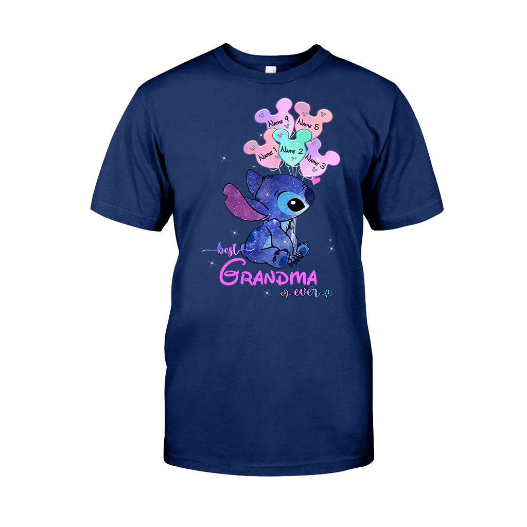 Personalized Best Grandma Ever T-shirt & Hoodie with Names for Mother's Day T-shirt & Hoodie GradoCreations
