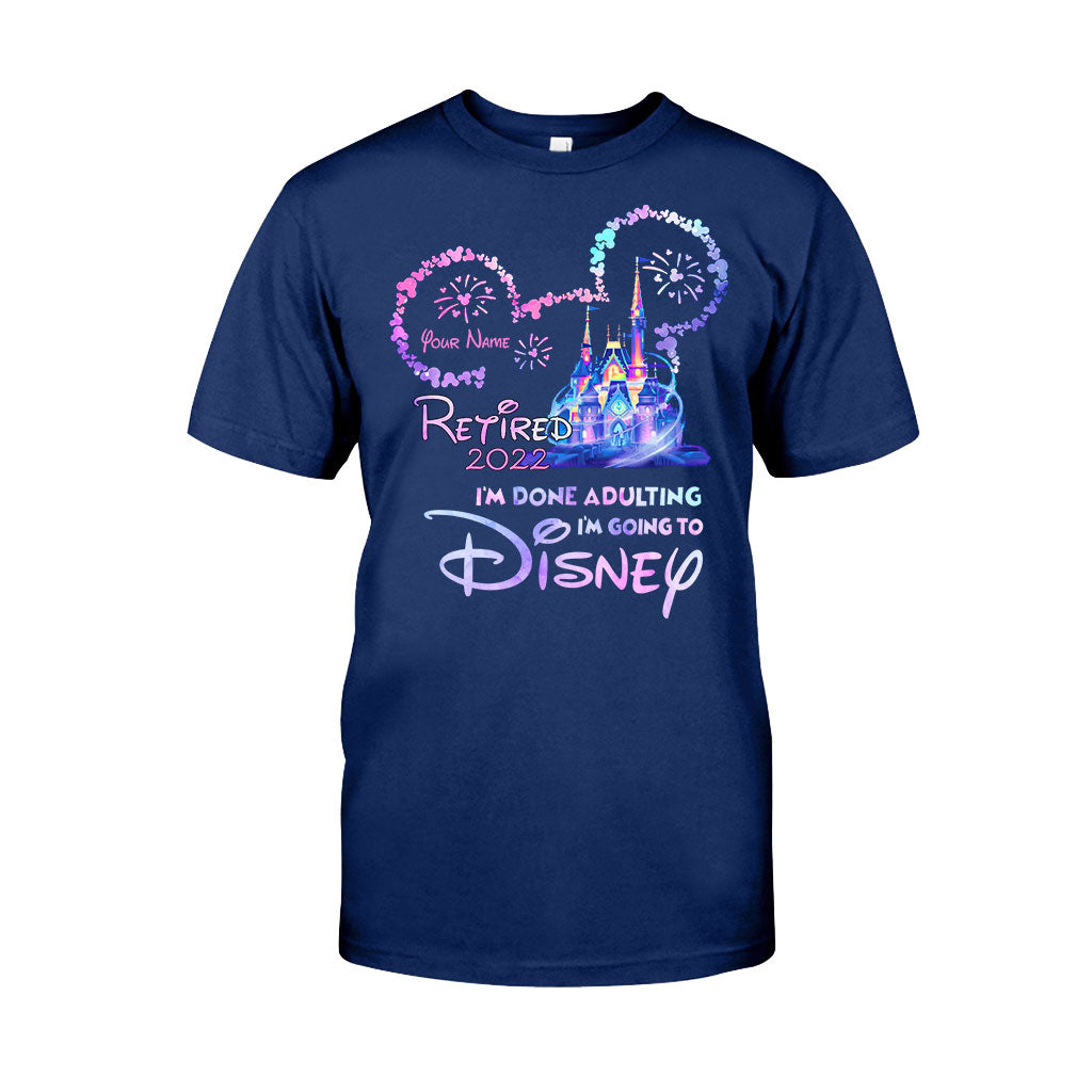 Personalized I'm Done Adulting T-shirt & Hoodie Gift for Disney Lovers T-shirt & Hoodie GradoCreations