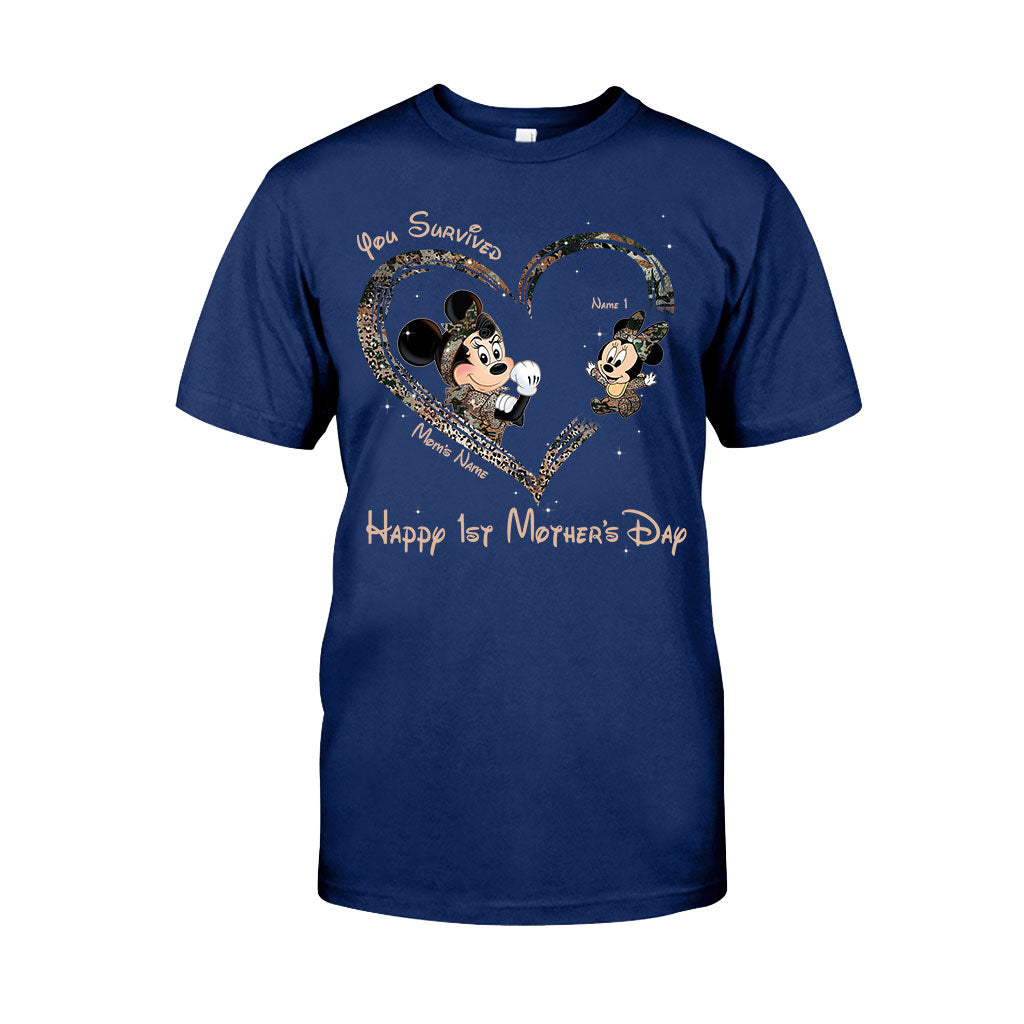 Personalized Mother's Day T-shirt & Hoodie You Survived Gift for Mom T-shirt & Hoodie GradoCreations
