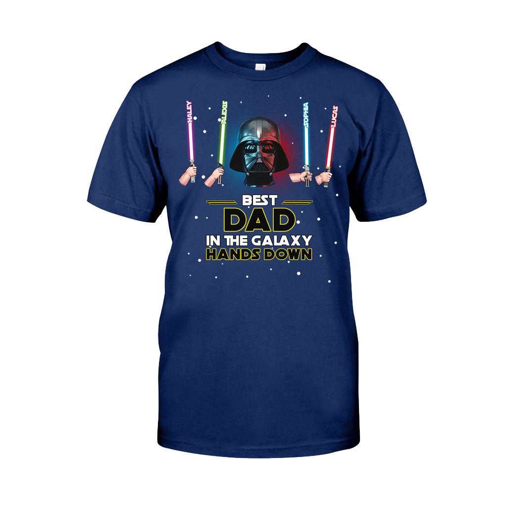 Personalized Best Dad in the Galaxy T-shirt & Hoodie Gift T-shirt & Hoodie GradoCreations