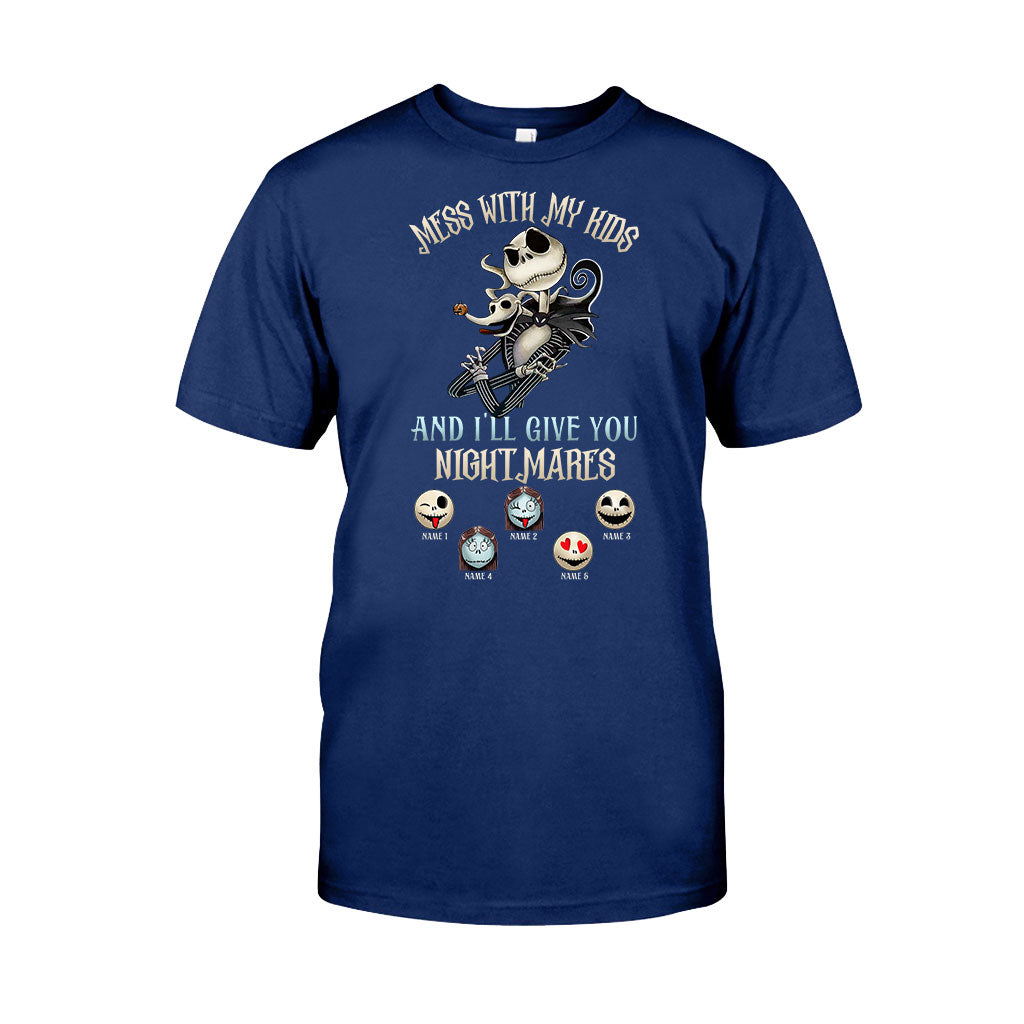 Personalized Nightmare T-shirt and Hoodie Gift for Dad | Halloween & Father's Day T-shirt & Hoodie GradoCreations